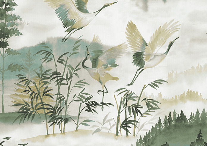 Mayumi, Green Forest - Roller Blind - Image 6